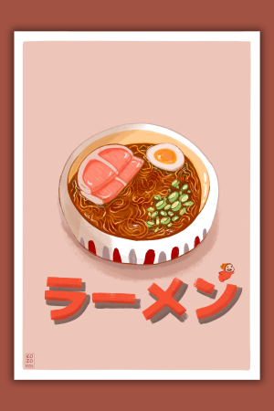 Affiche – Les ramens de Ponyo