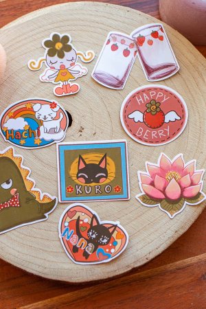 Stickers Ai Yazawa- Lot de 8