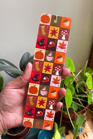 Marque-Page - Patchwork Automne