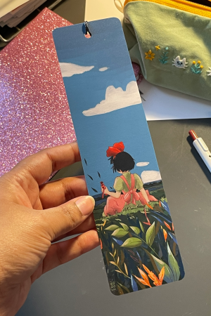 Marque-page –La petite sorcière dans l'herbe