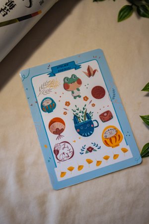 Planche d'autocollant - Printemps