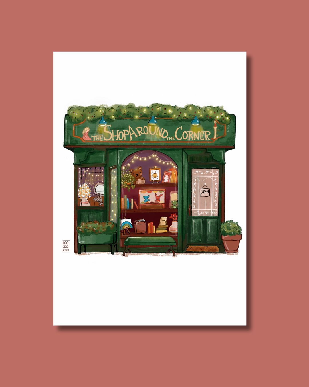 Affiche "Librairie de 'Vous avez un mess@ge'"- Illustration – Image 2
