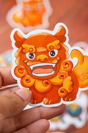 Shisa 左 - Sticker