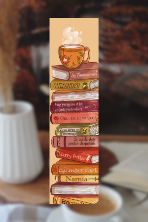Marque-Page - Pile de livre