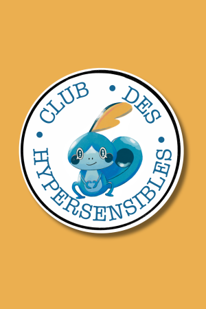 Sticker – Club des hypersensibles (Larméléon) 😢