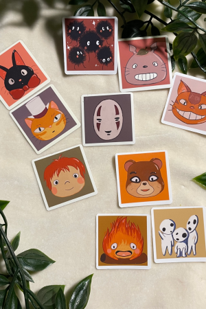 Stickers Ghibli - Lot de 10